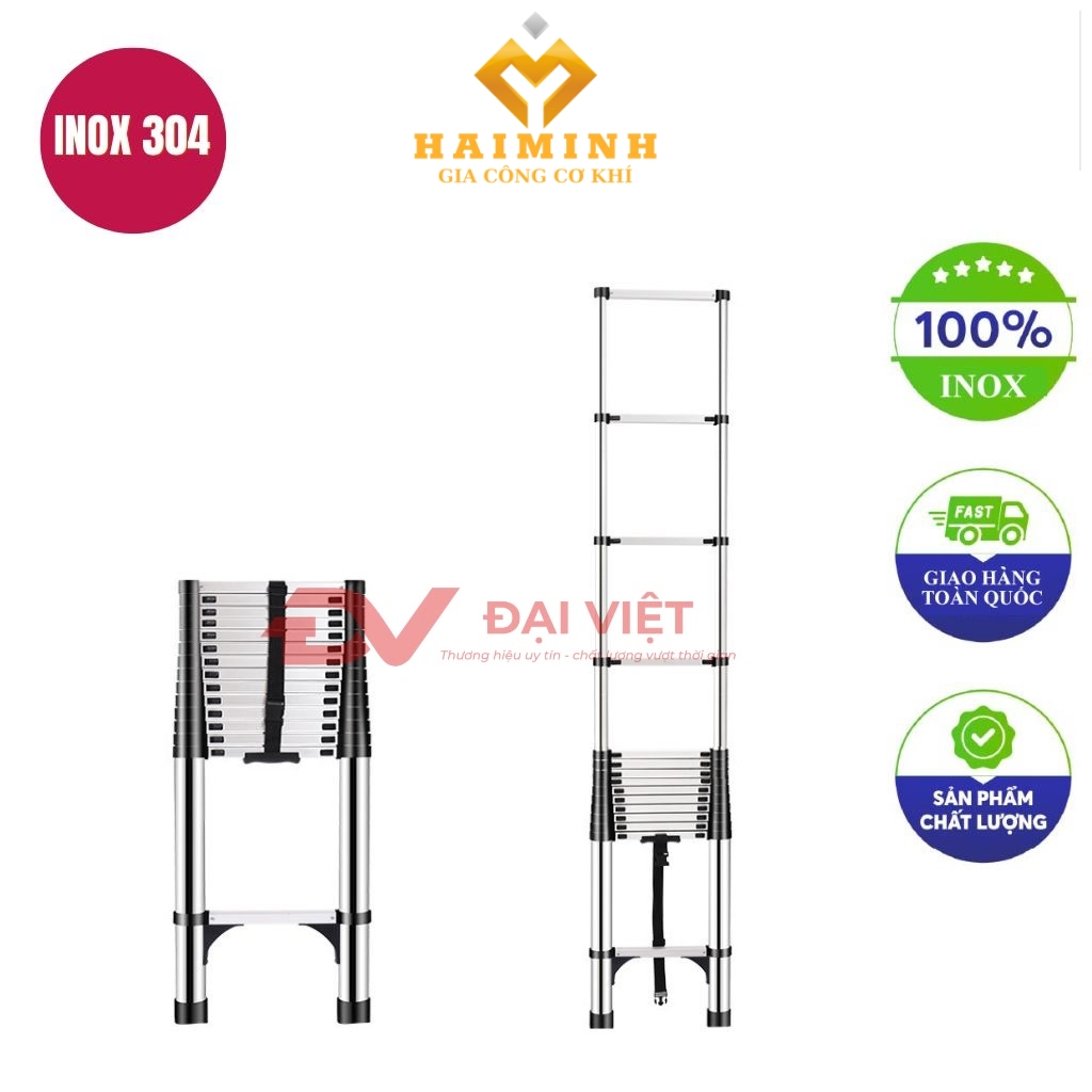 thang rut inox 5m