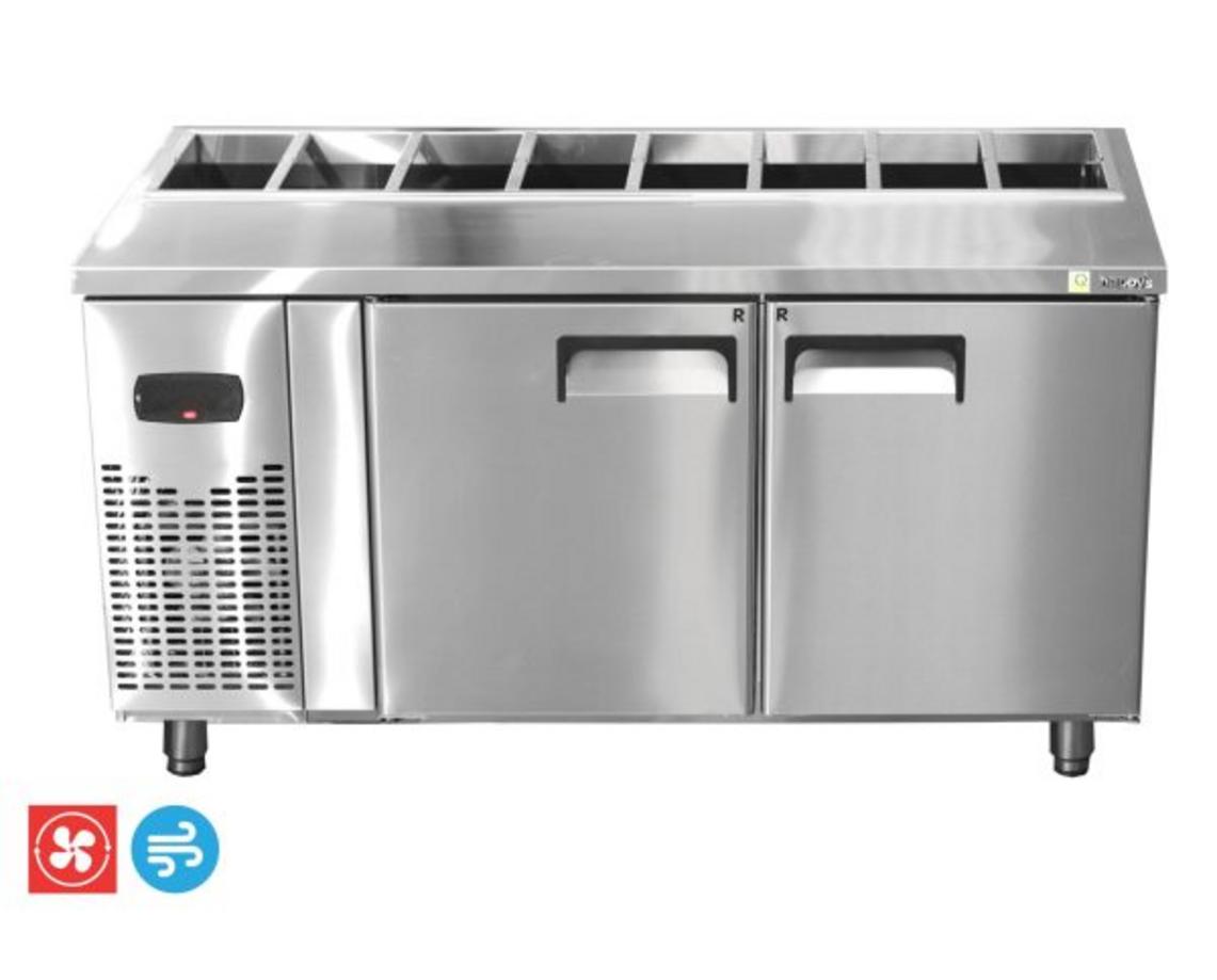 Tủ Bàn Salad Happy’s Gián Tiếp HWI-1500SH