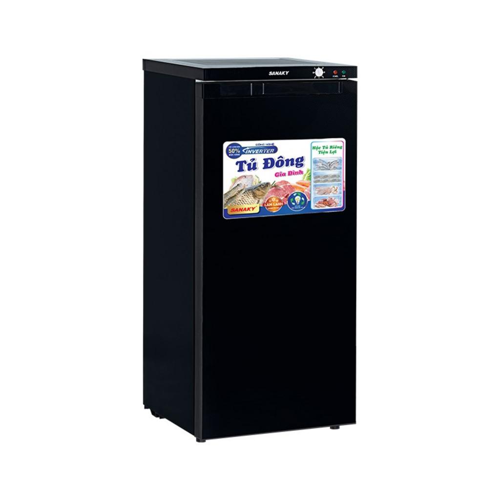 Tủ Đông Đứng Sanaky VH-180VD3 Dàn Nhôm 1 Ngăn 150 Lít