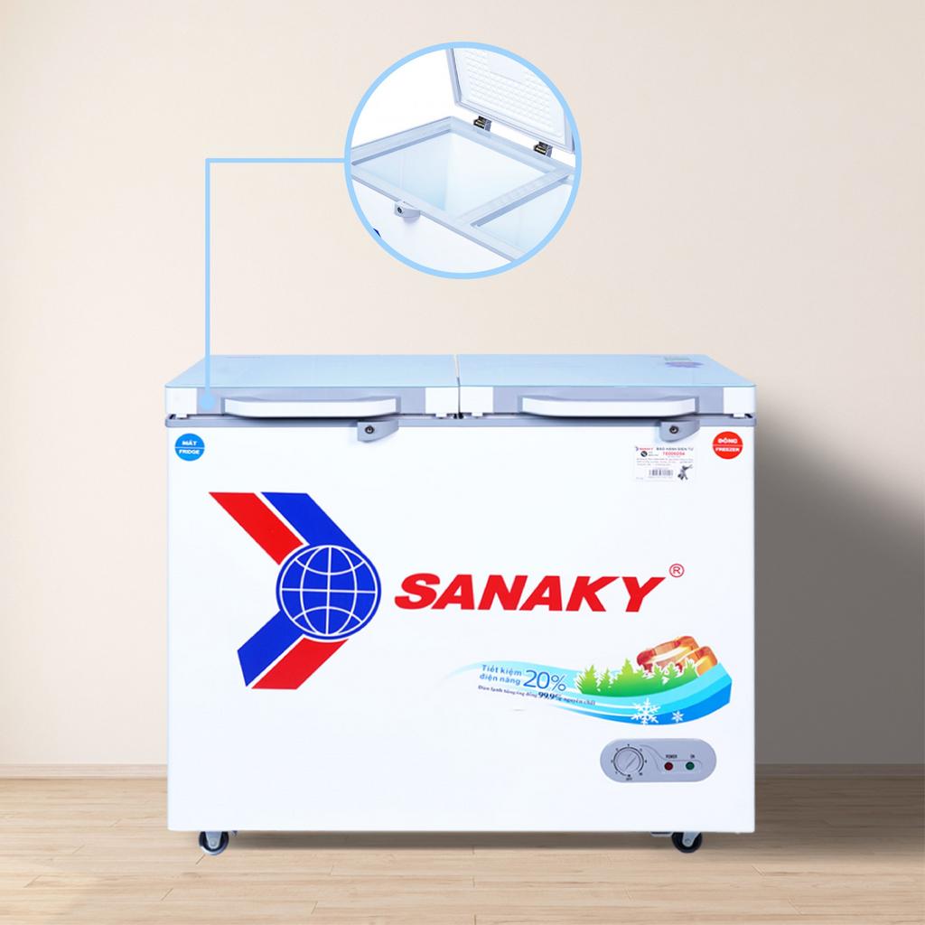 Ưu điểm nổi bật Tủ Đông Mát kính cường lực Sanaky VH-2599W2KD