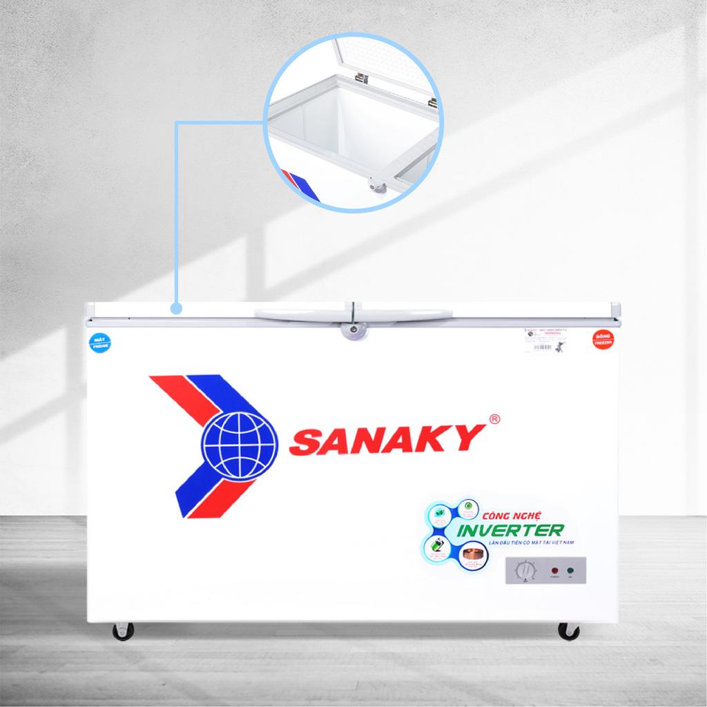 Thiết kế 2 ngăn Tủ Đông Mát Sanaky VH-4099W3
