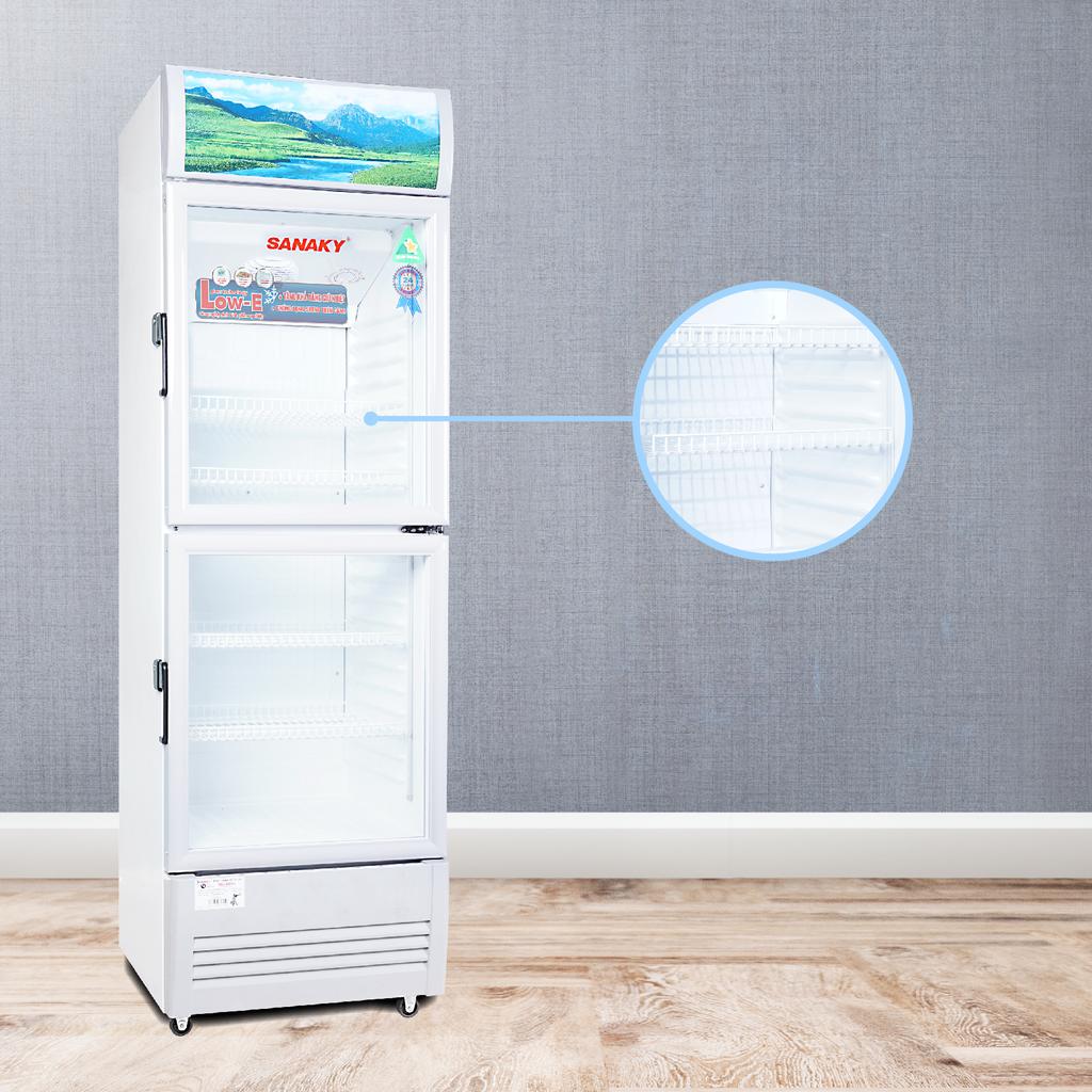 Ưu điểm của Tủ Mát 2 cánh trên dưới Sanaky VH-218WL