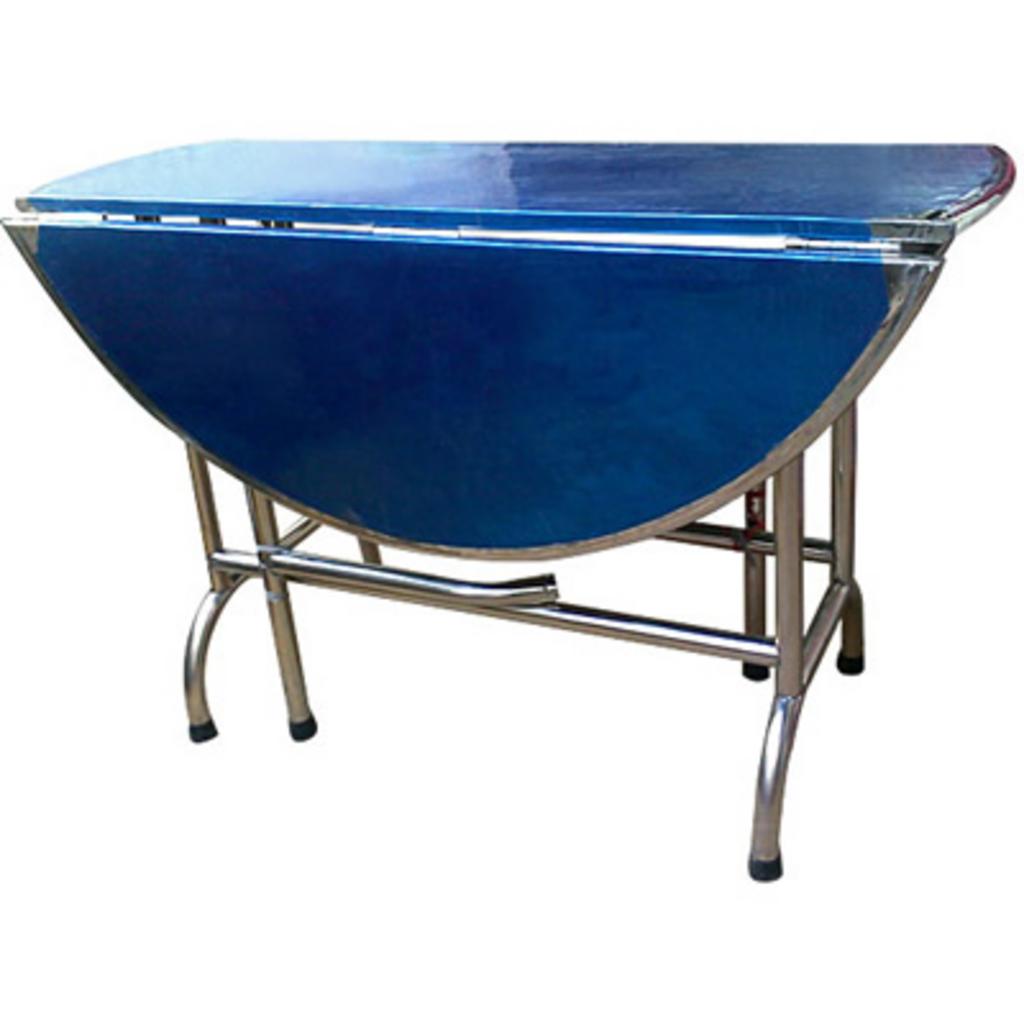 Ưu điểm nổi bật của bàn tròn inox xếp 3 mặt 1200x750mm