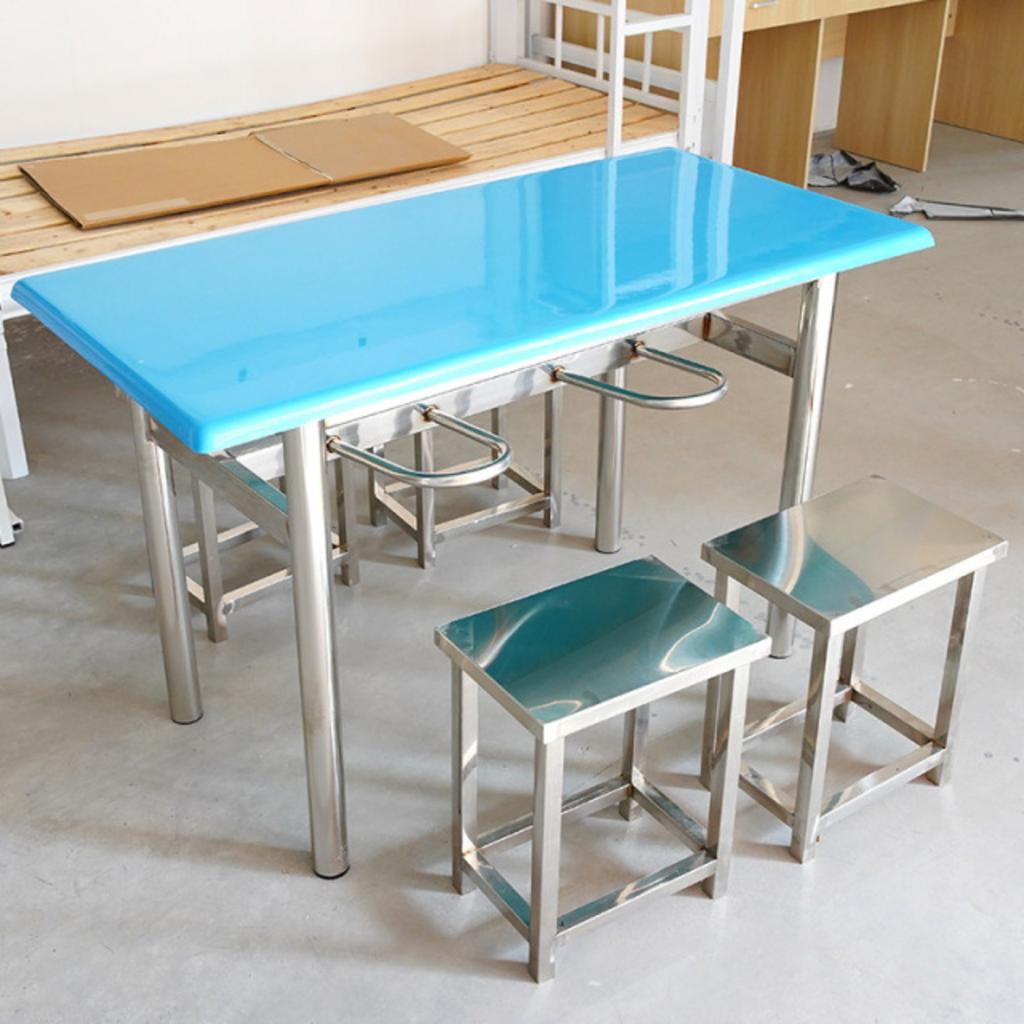 Ưu điểm nổi bật của bộ bàn ăn inox chữ nhật 4 ghế 120x60x75cm