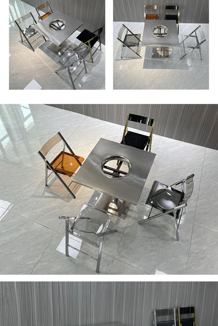 Ưu điểm nổi bật của ghế xếp inox 44x54x77cm