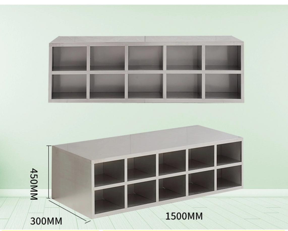 Ưu điểm nổi bật của tủ giày inox 10 hộc 1500x300x450mm
