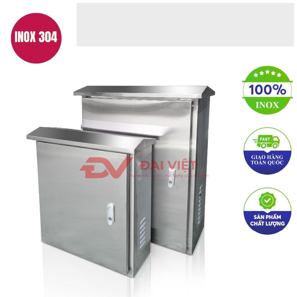 vo tu dien inox ngoai troi 1 lop cua 400x300x250mm