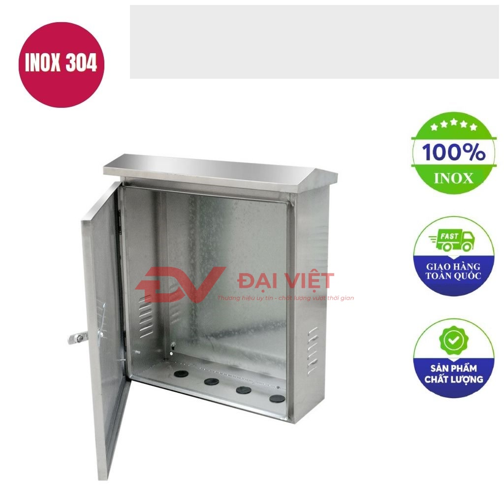 vo tu dien inox ngoai troi 1 lop cua 700x500x300mm