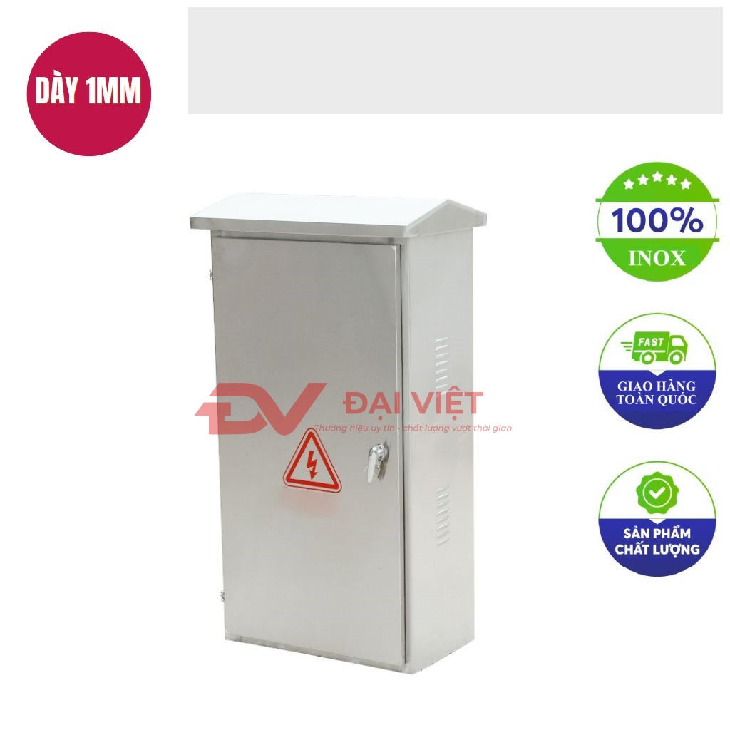 vo tu dien inox ngoai troi 500x600x200mm vo tu dien inox ngoai troi 500x600x200mm