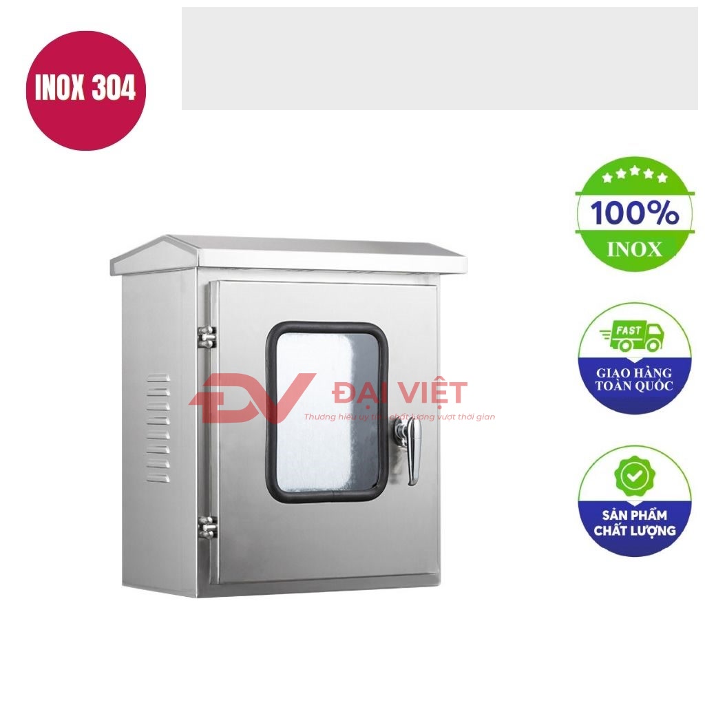 vo tu dien inox ngoai troi cua kinh 400x300x250mm