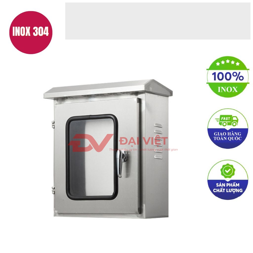 vo tu dien inox ngoai troi ip43 500x600x200mm