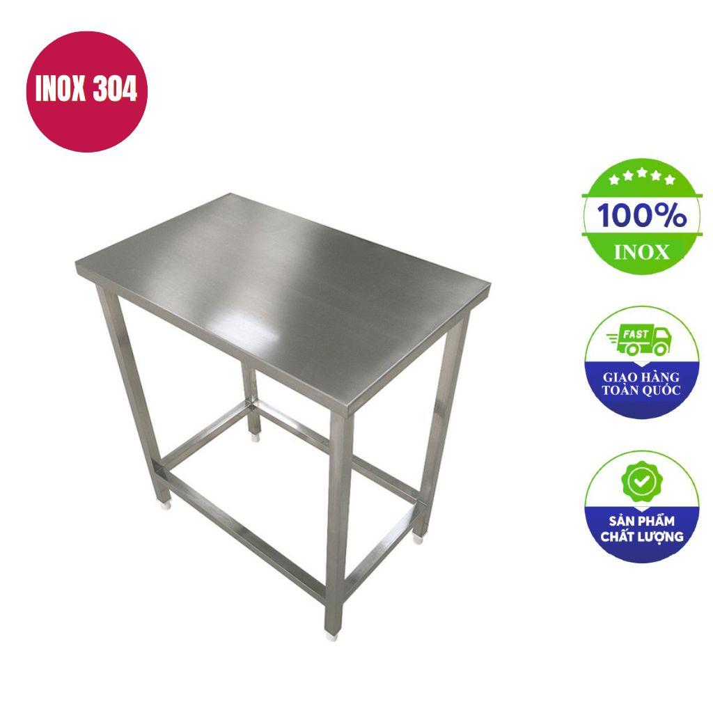 Bàn bếp inox 100x60x80cm