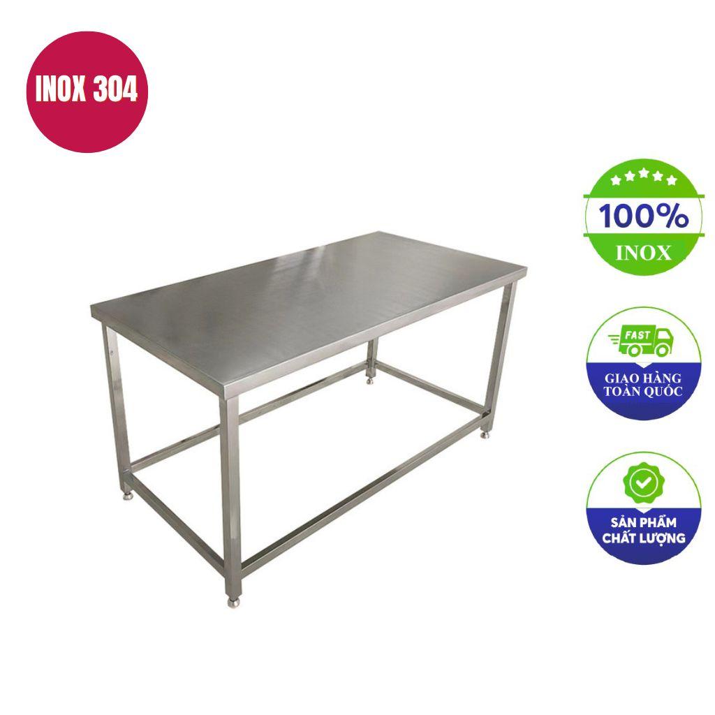 Bàn bếp inox 120x60x80cm