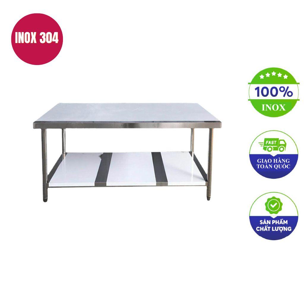 Bàn bếp inox 90x60x75cm