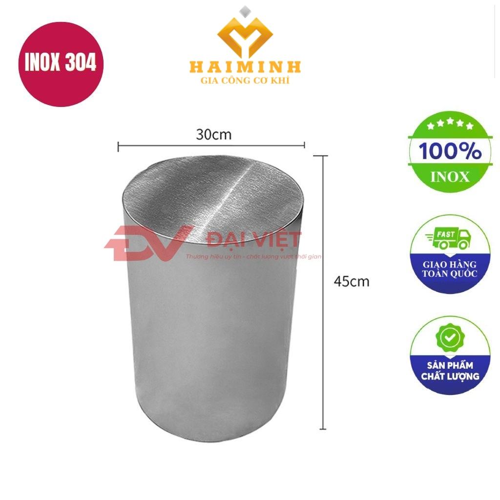 bàn inox tròn 30x45cm