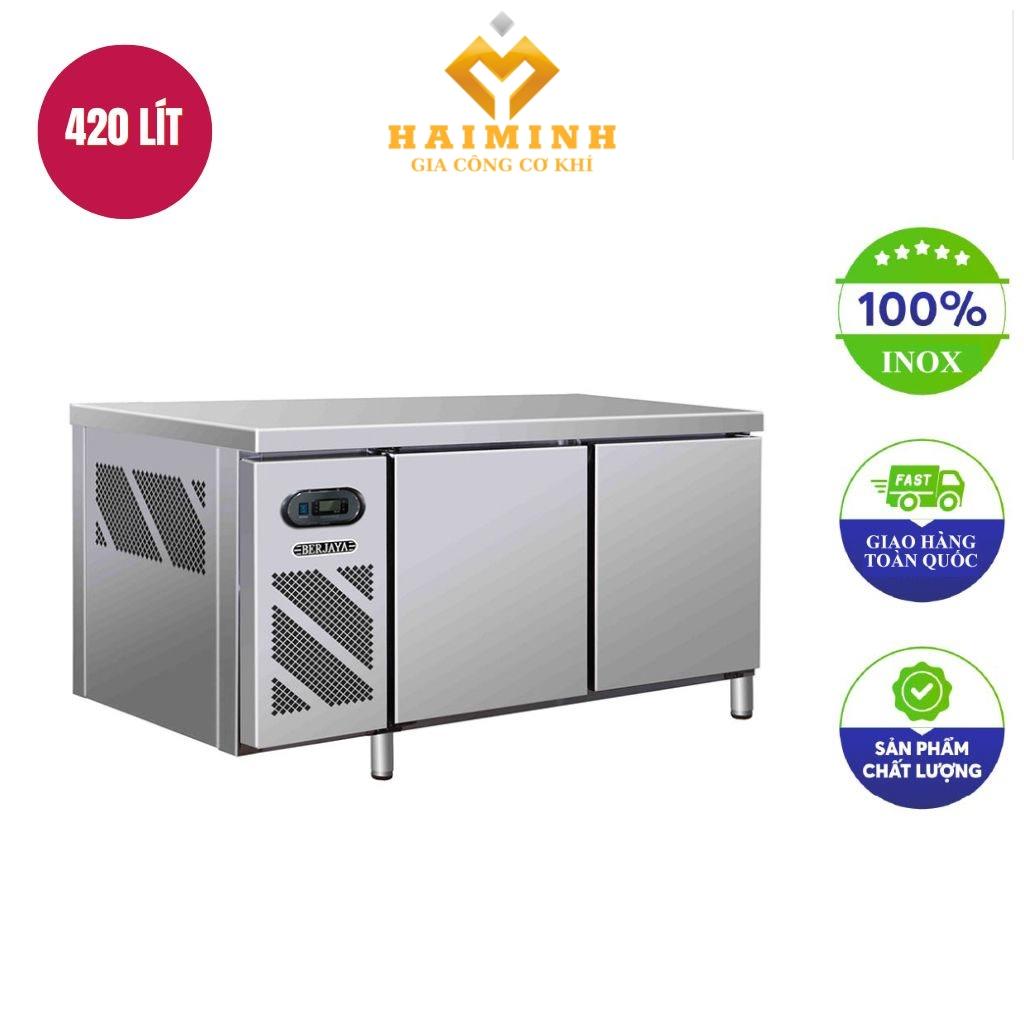 Bàn mát 2 cánh inox không quạt dài 1.8m