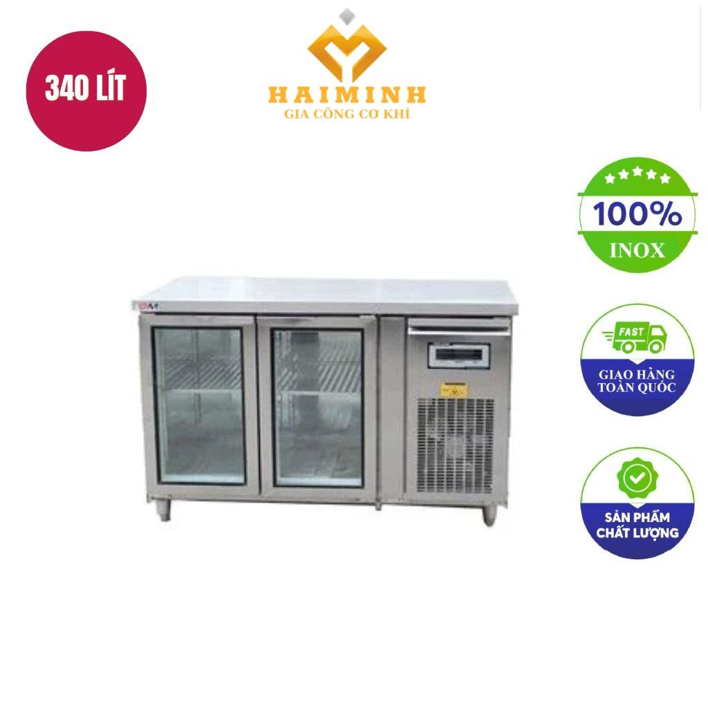 Bàn mát 2 cánh kính không quạt dài 1.5m