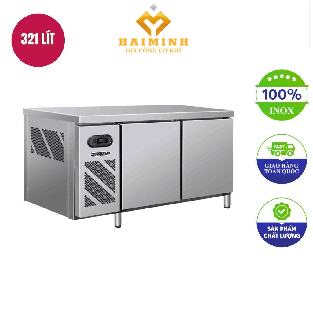 Bàn nửa đông nửa mát 2 cánh inox Berjaya BS 2DCF5/Z dài 1.5m