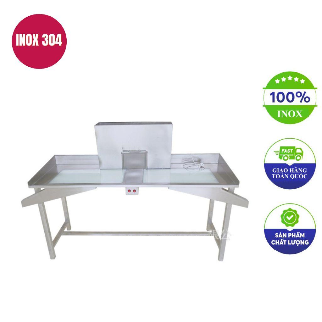 Bàn sơ chế inox 150x60x80cm