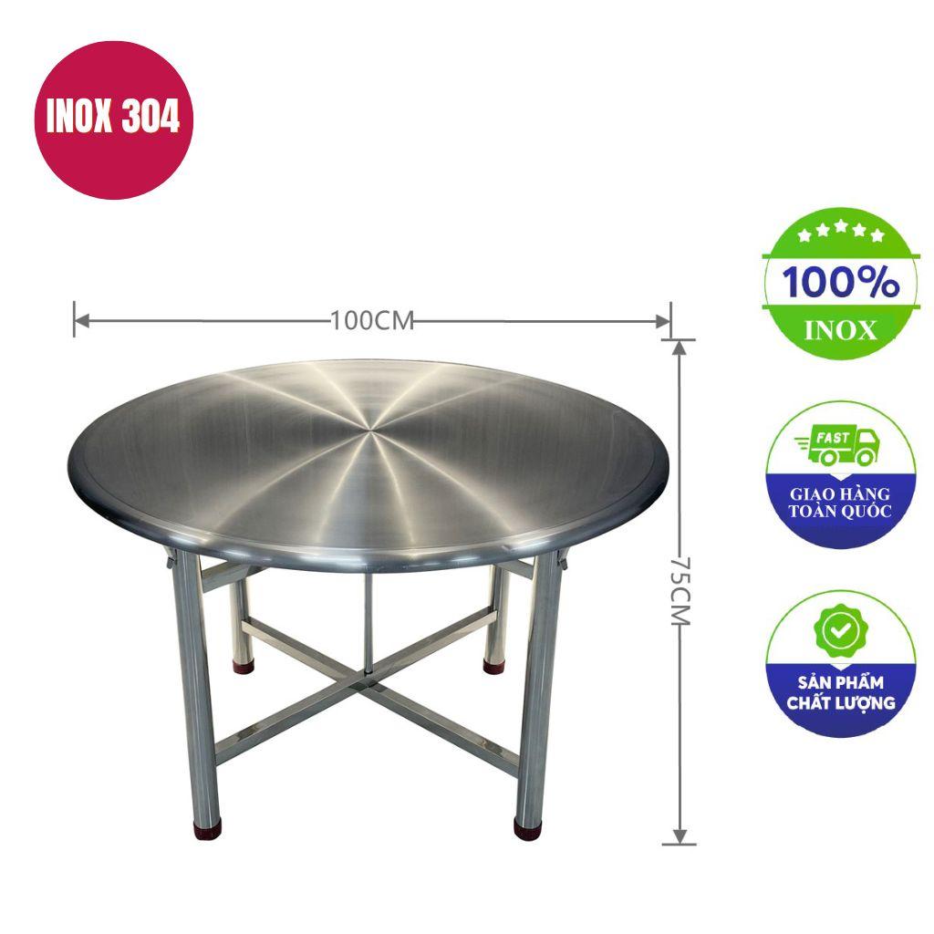 Bàn tròn inox là lựa chọn hàng đầu cho các khu vực phục vụ ăn uống chuyên nghiệp.