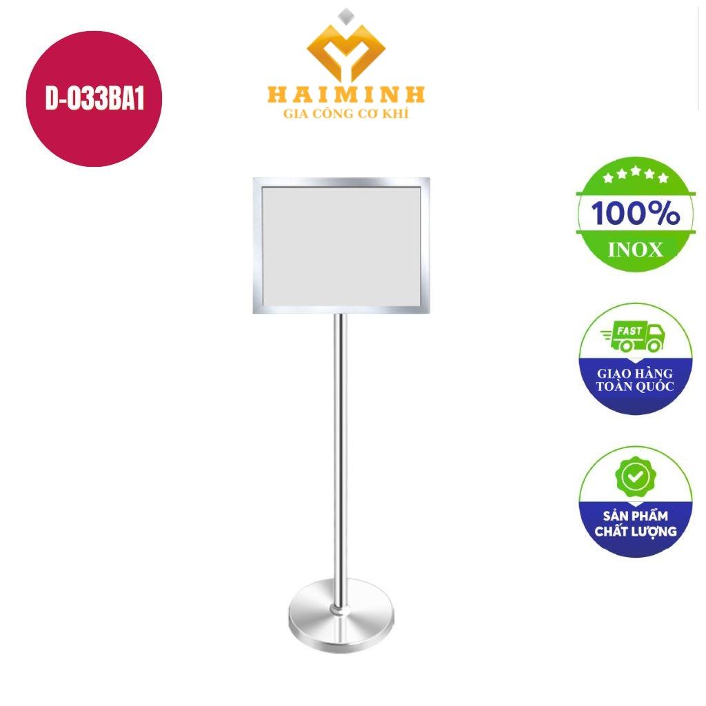 Bảng chỉ dẫn inox A1 D-033BA1