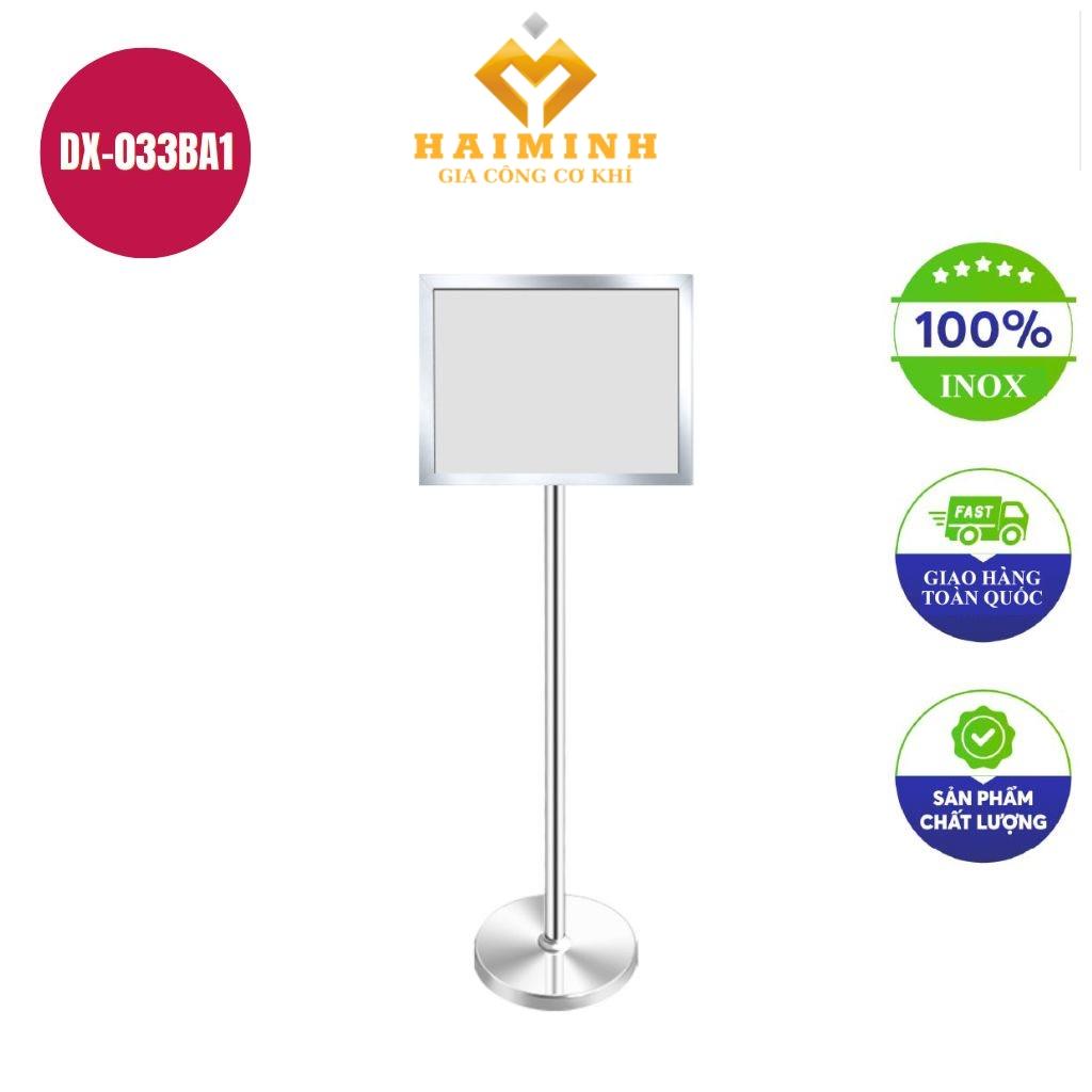 Bảng chỉ dẫn inox A1 tăng giảm có thùng DX-033BA1