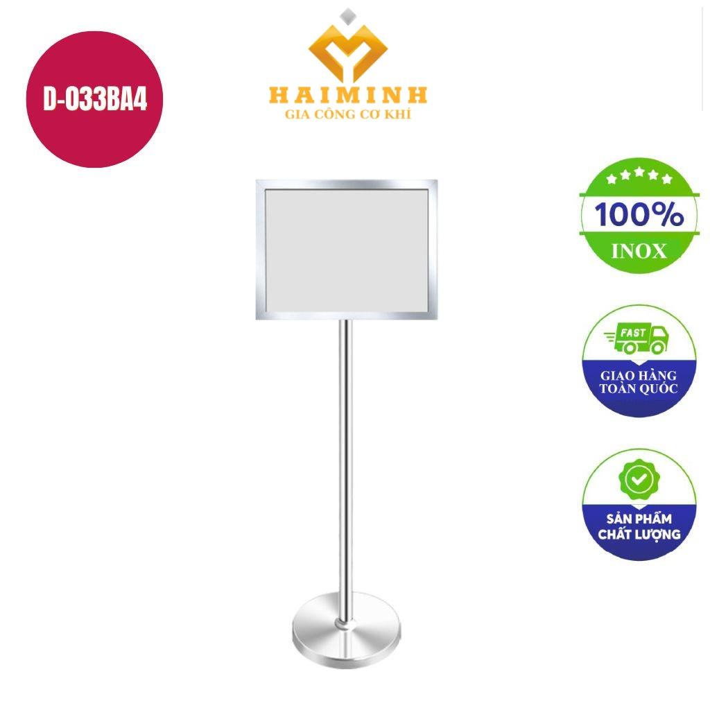 Bảng chỉ dẫn inox A4 D-033BA4