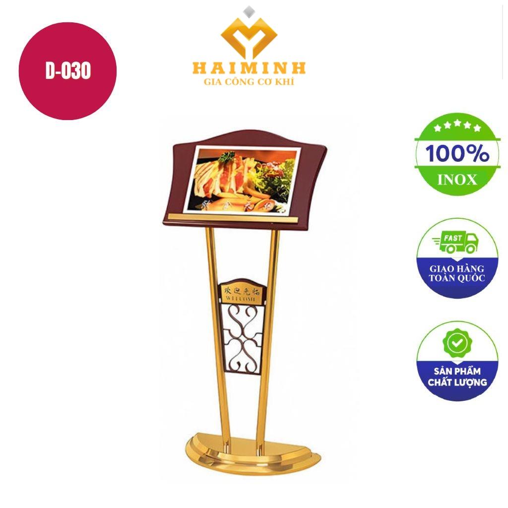 Bảng Menu màu vàng D-030