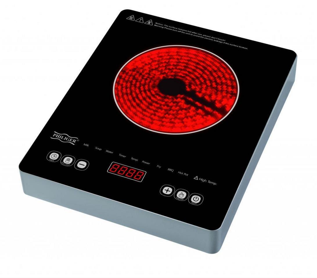 Bếp hồng ngoại tích hợp trong line bếp Âu, lý tưởng cho việc giữ nóng và hầm các loại sốt.