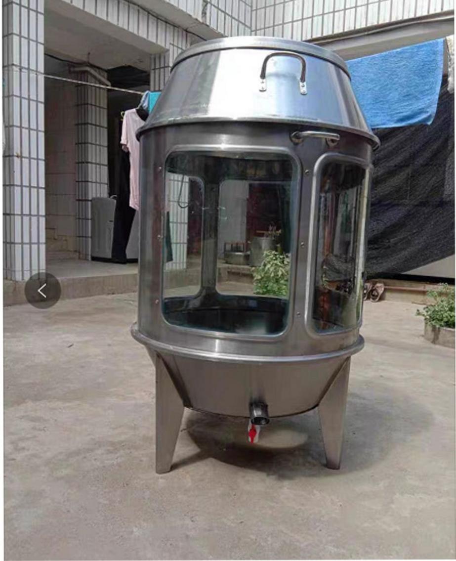 Biểu đồ minh họa các giai đoạn nhiệt độ và thời gian trong quy trình quay vịt tiêu chuẩn.