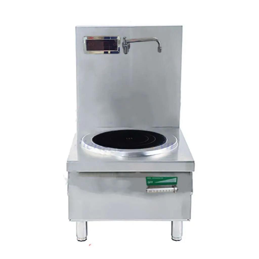 Hình ảnh minh họa 3 loại bếp hầm đơn: gas có gáy, điện từ, và bếp hầm thấp.