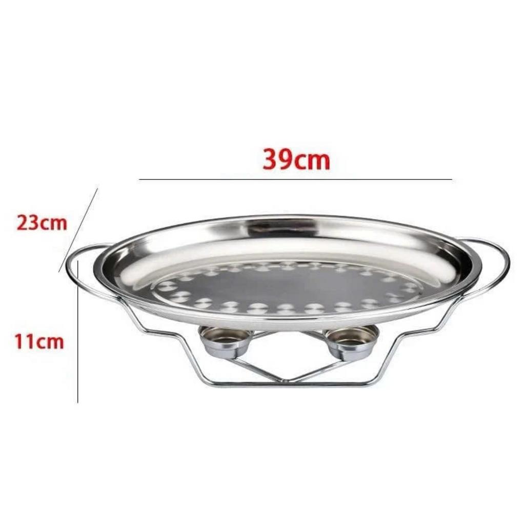Ba loại đia hấp inox phổ biến: vỉ hấp cánh xòe, khay hấp cá oval, và xửng hấp công nghiệp.