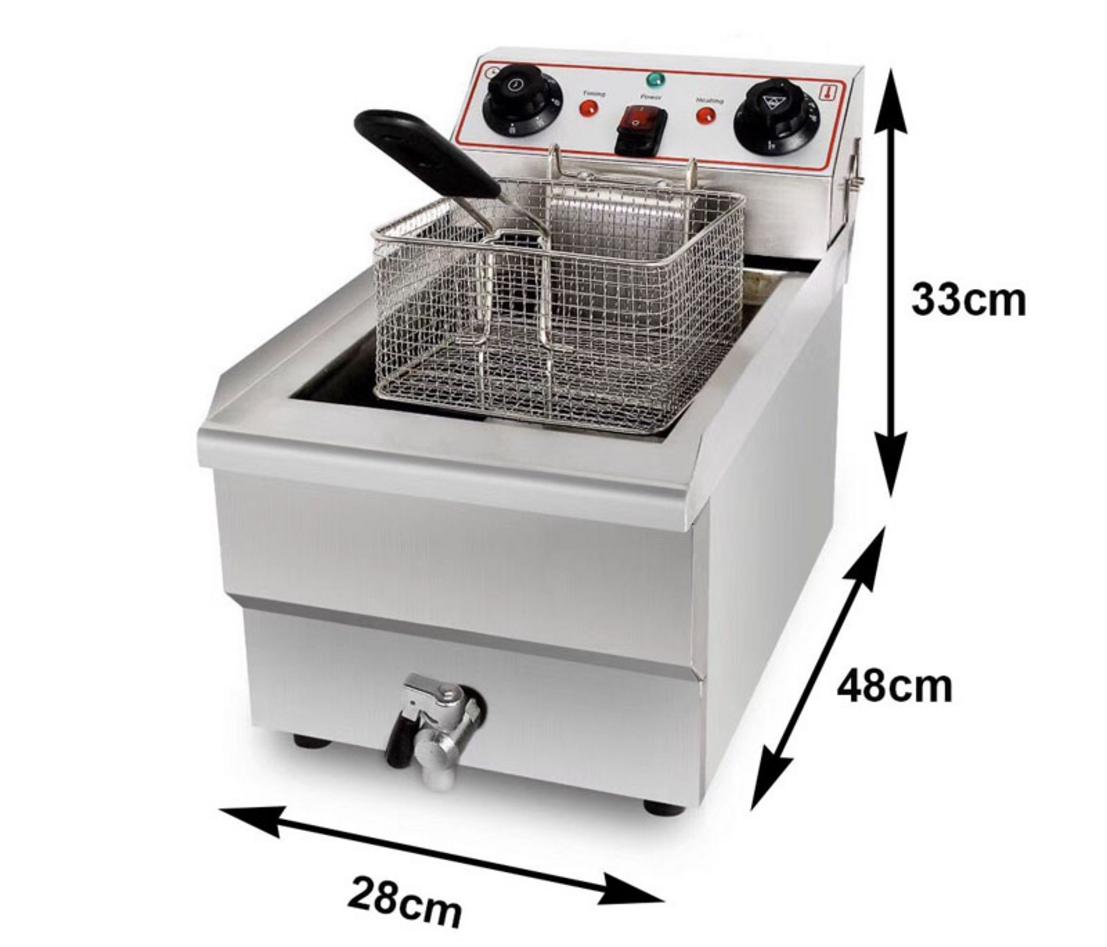 Hình ảnh thực tế dự án lắp đặt bếp chiên nhúng công nghiệp cho một nhà hàng do Cơ Khí Hải Minh thực hiện.