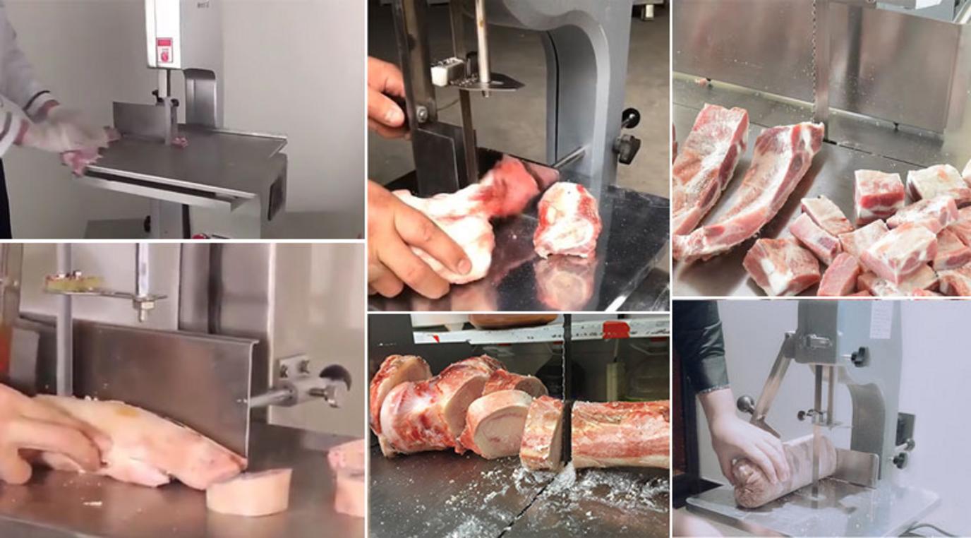 Sơ đồ chi tiết cấu tạo và các bộ phận chính của máy cưa xương công nghiệp.