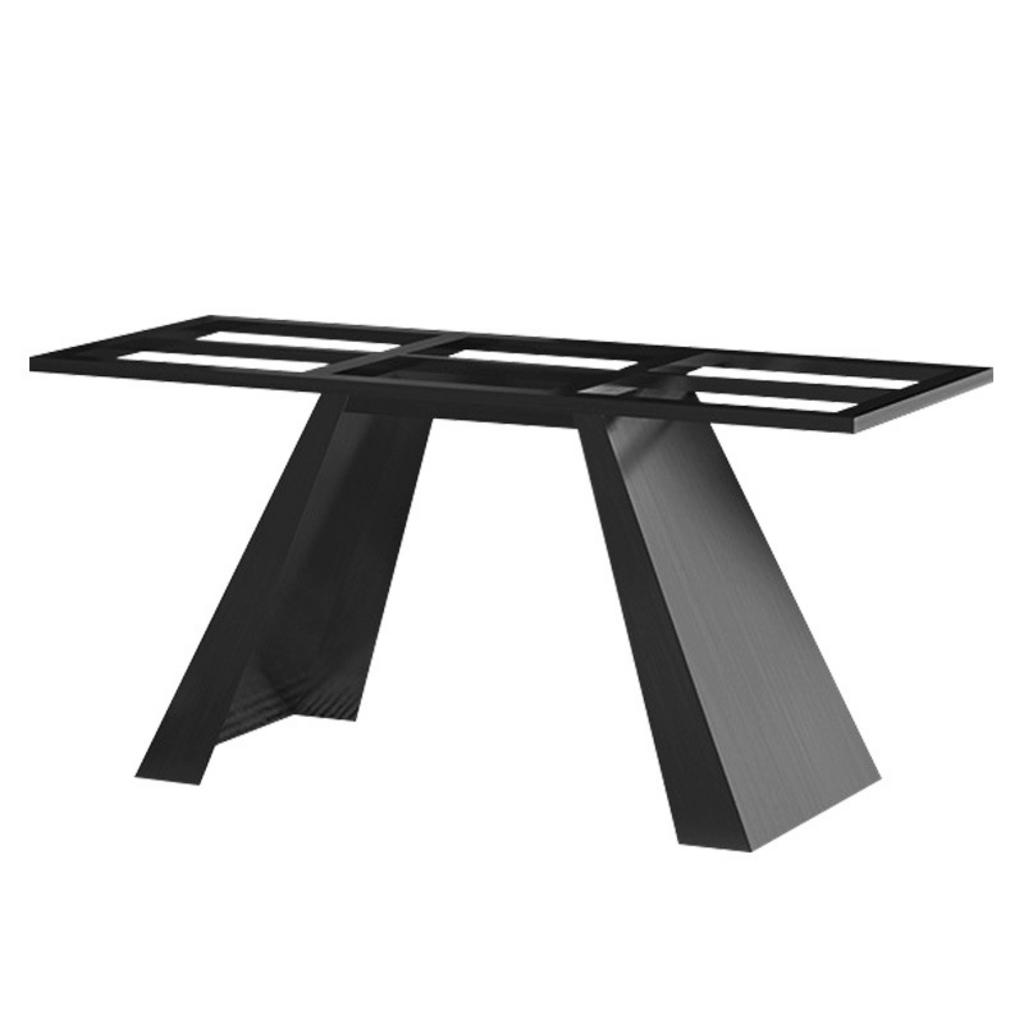 Bản vẽ kỹ thuật thể hiện kết cấu chịu lực và các thông số tiêu chuẩn của một mẫu chân bàn inox công nghiệp.