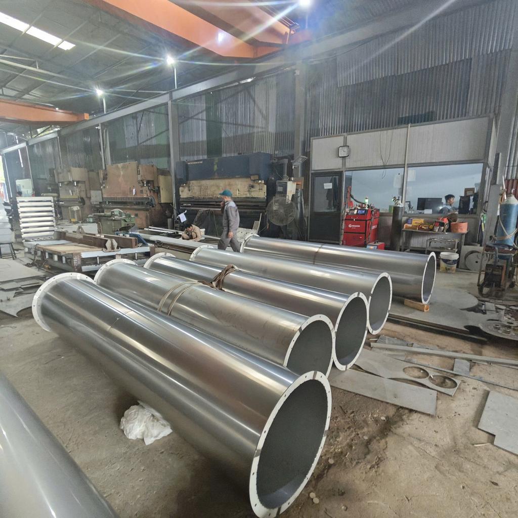 Khung yêu cầu kỹ thuật mẫu cho dự án ống inox.
