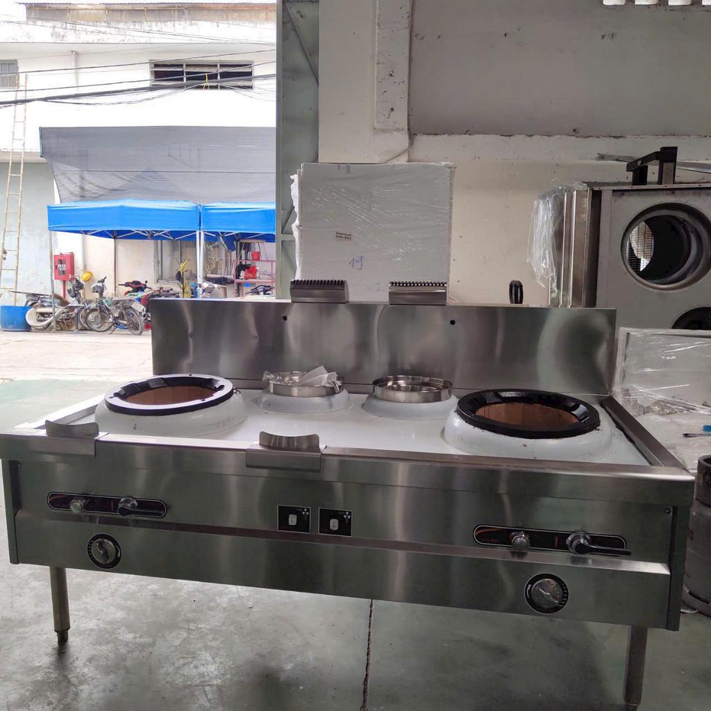 Sơ đồ 5 khu vực chức năng trong một hệ thống bếp công nghiệp tiêu chuẩn.