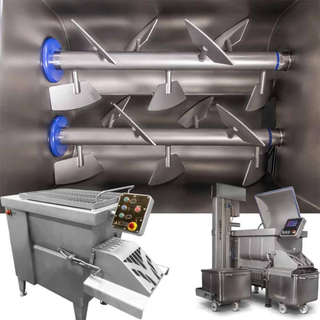 Một khu vực chế biến đạt chuẩn với không gian lắp đặt máy trộn thịt rộng rãi, sạch sẽ.