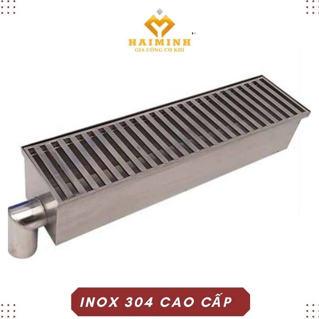 Máng thoát sàn ngăn mùi inox 304