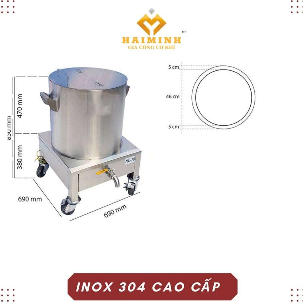 Nồi nấu cháo điện công nghiệp 70 Lít