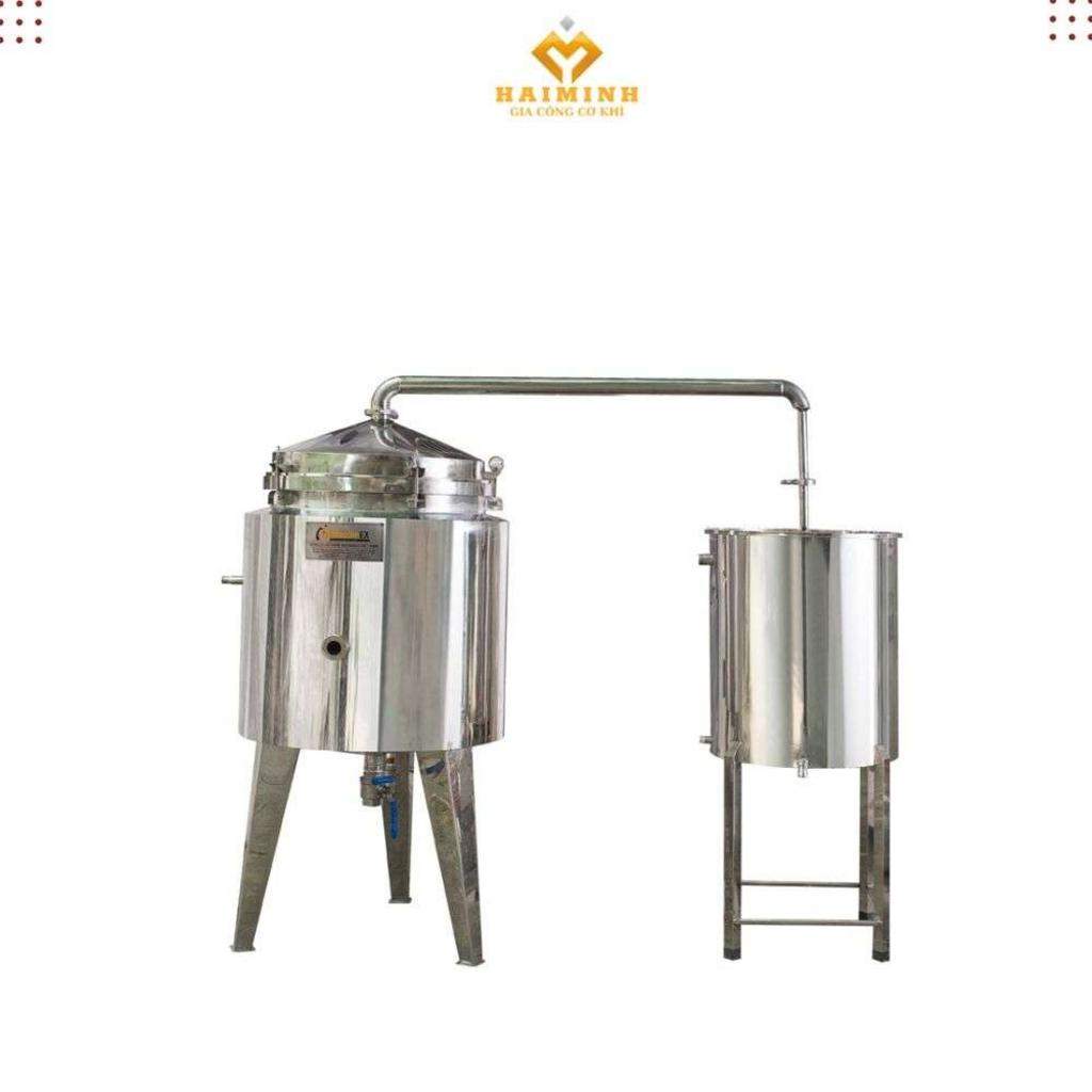 Nồi Nấu Rượu Công Nghiệp 10Kg/mẻ