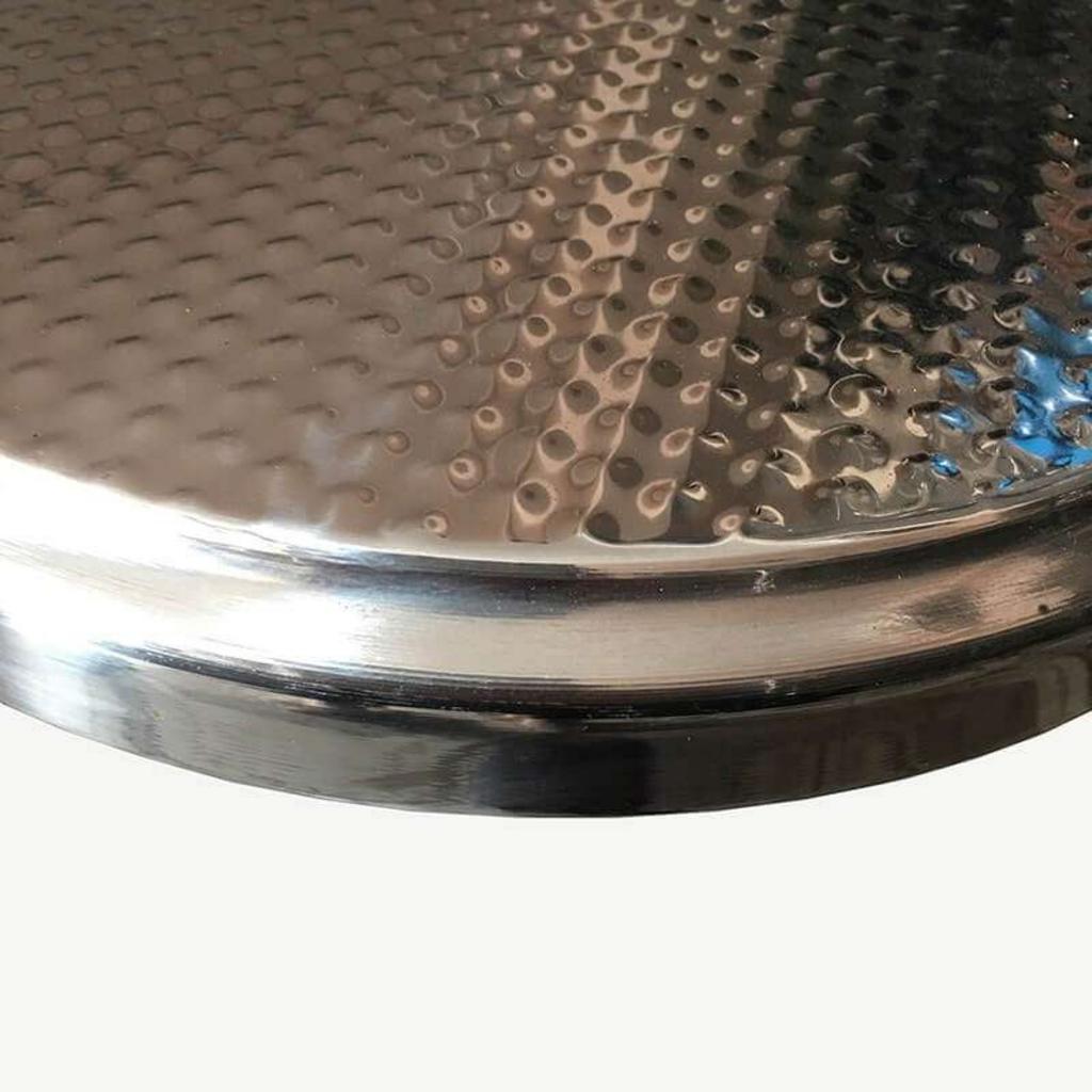 So sánh trực quan mặt ghế inox 304, inox 201, mặt bọc nệm và mặt FRP.