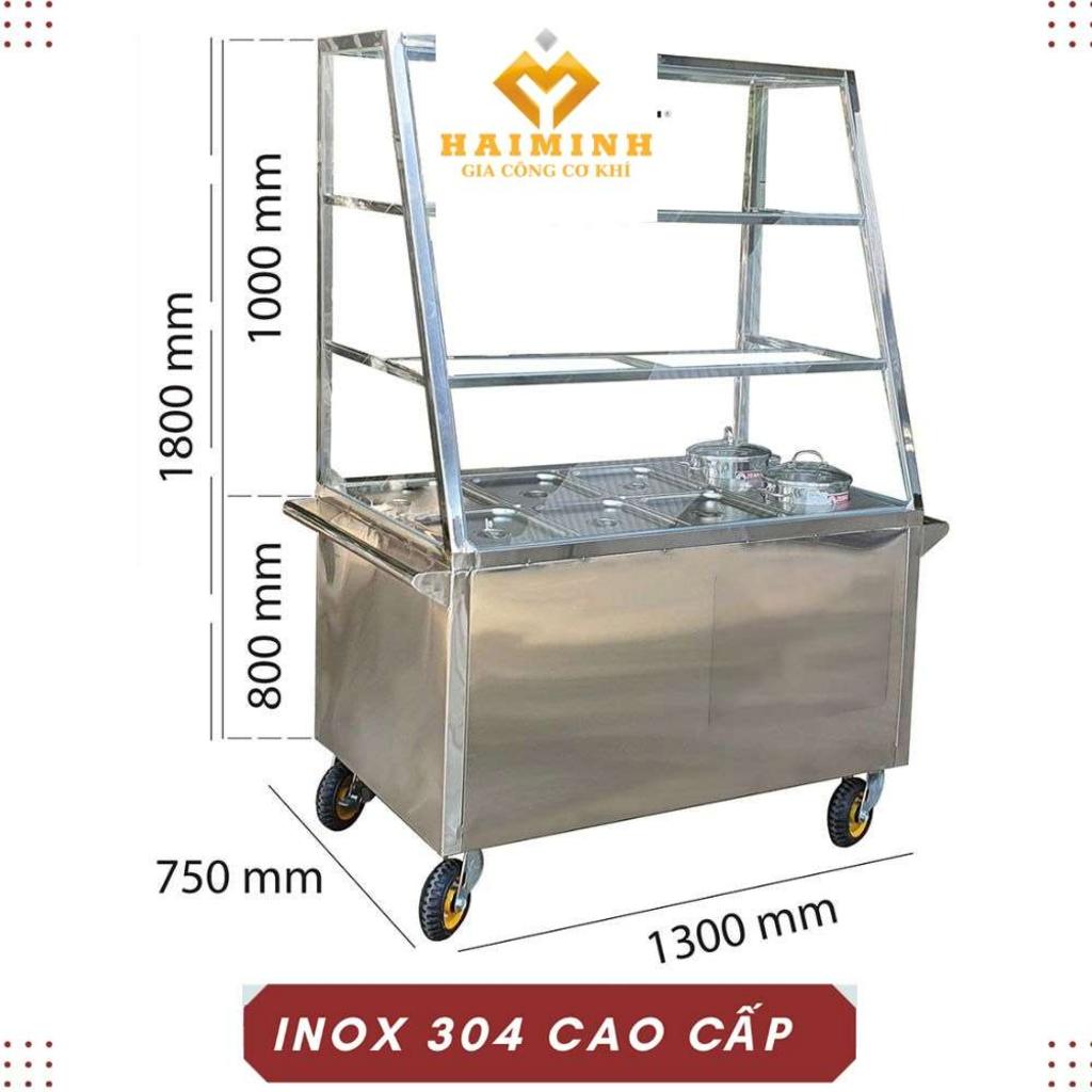 Quầy giữ nóng thức ăn 6 khay 2 nồi