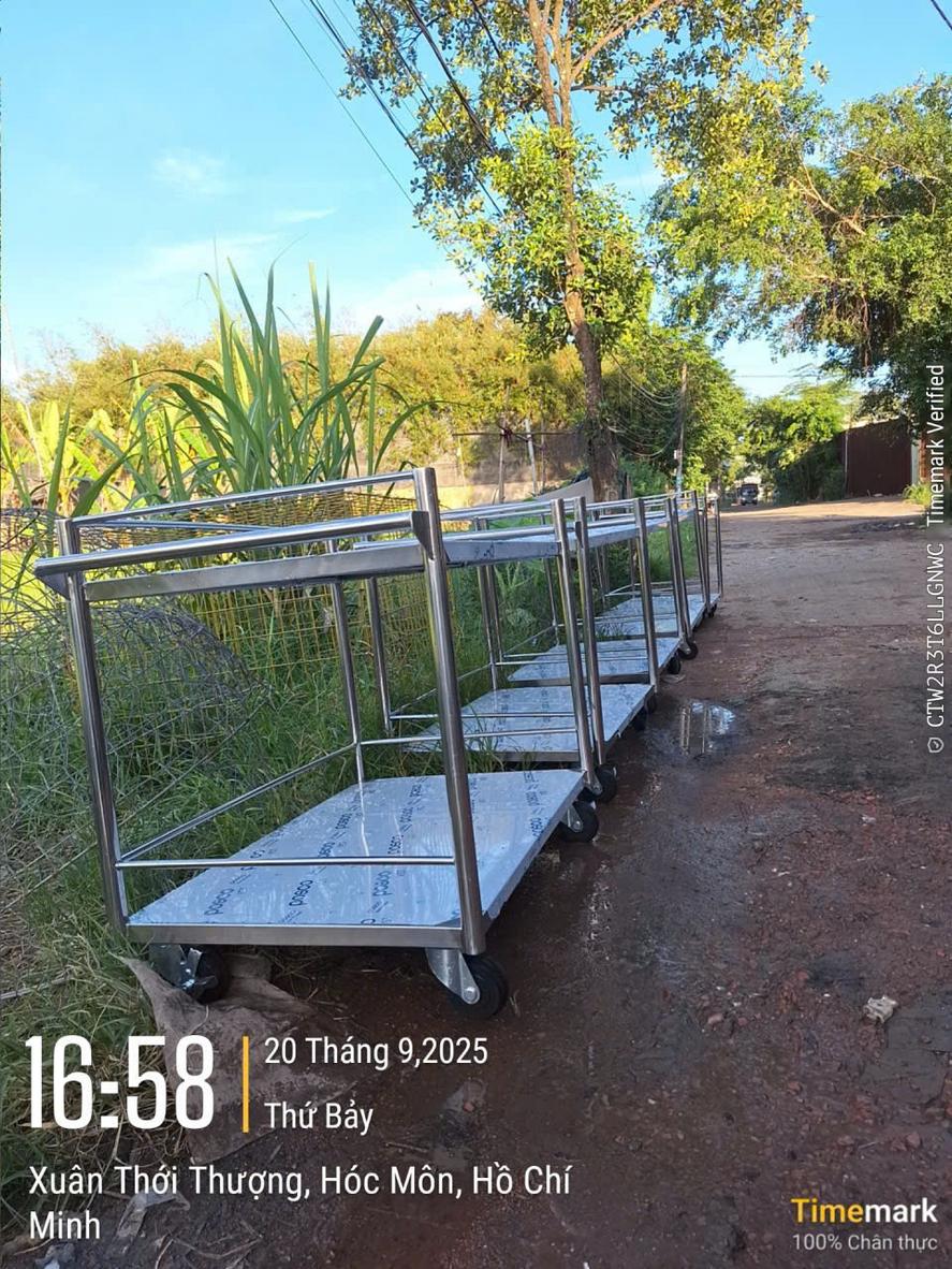 Sơ đồ quy trình từ cắt CNC đến QC theo checklist ISO 9001:2015.