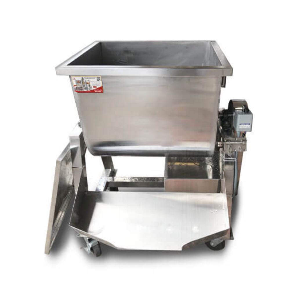 Quy trình 4 bước chuẩn để vận hành, vệ sinh và bảo trì máy trộn thịt công nghiệp.