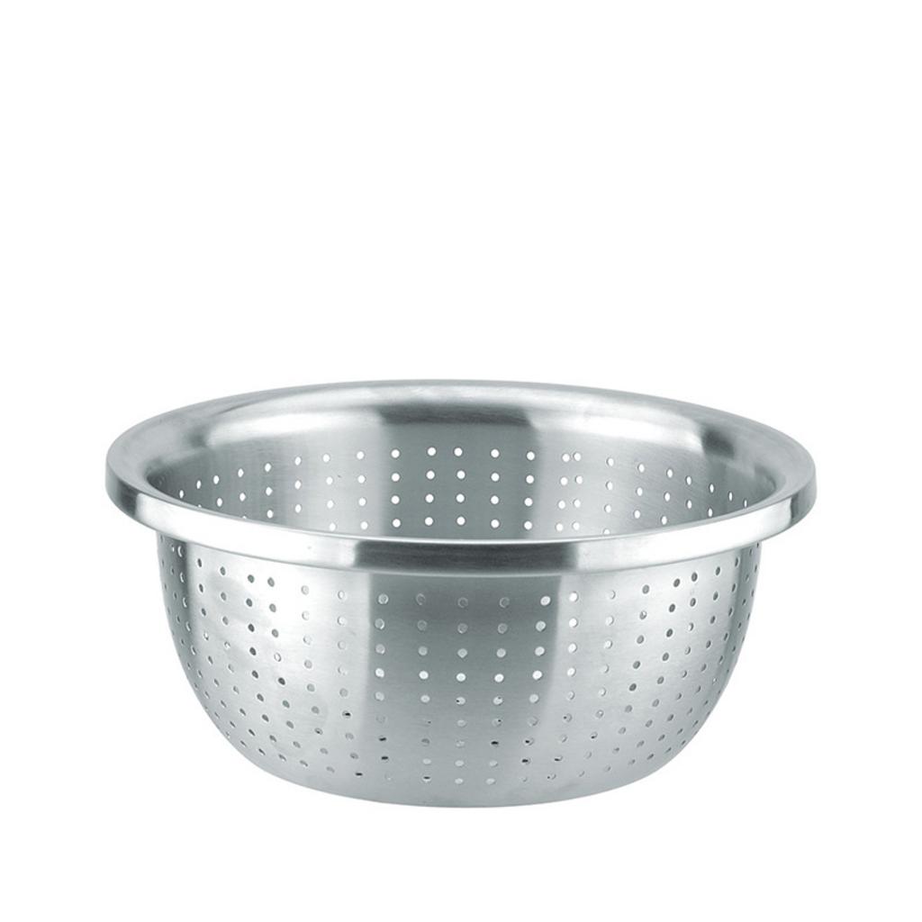 Một mẫu rổ inox được gia công riêng với kết cấu và logo khắc laser theo yêu cầu của khách hàng.