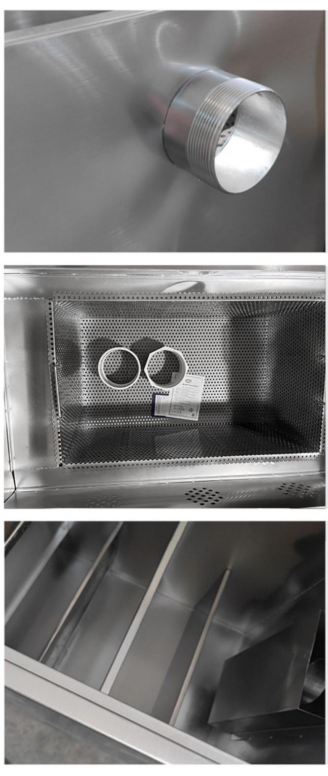 Dung tích quá nhỏ khiến mỡ chưa kịp nổi đã thoát ra ngoài.