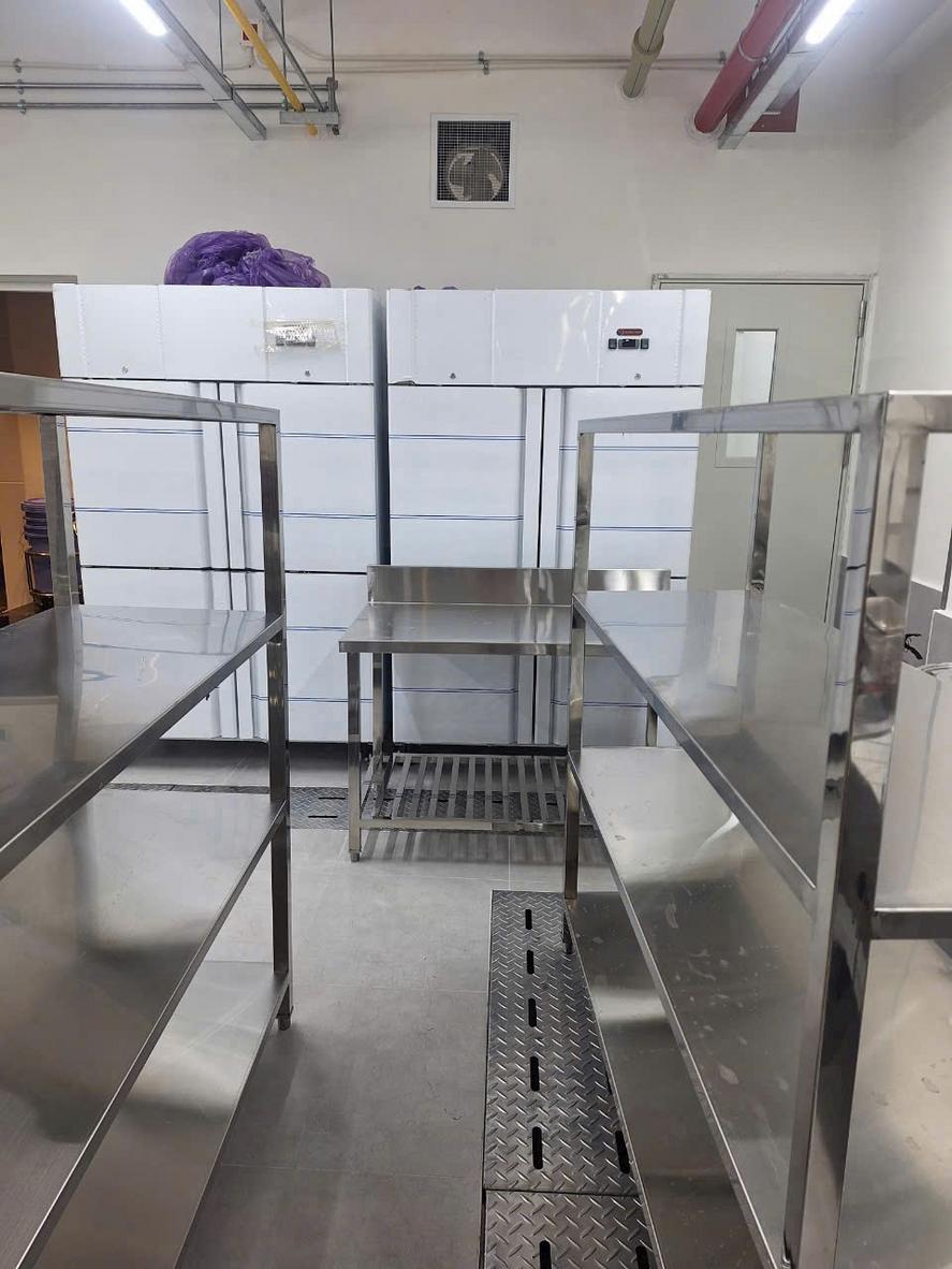 Sơ đồ nguyên tắc 1 chiều trong bếp công nghiệp.