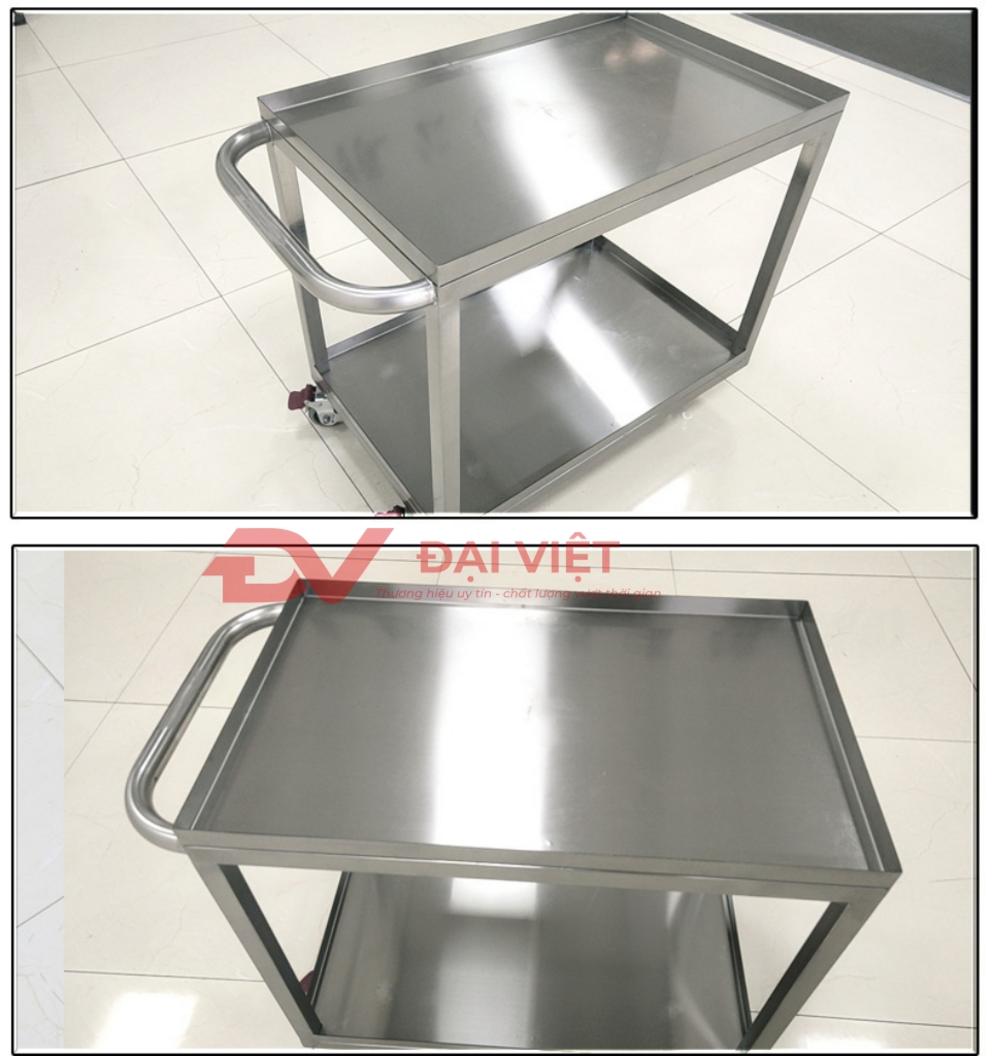 Cận cảnh mối hàn TIG và bề mặt của hai loại inox 304 và 201 để làm nổi bật sự khác biệt về chất lượng.