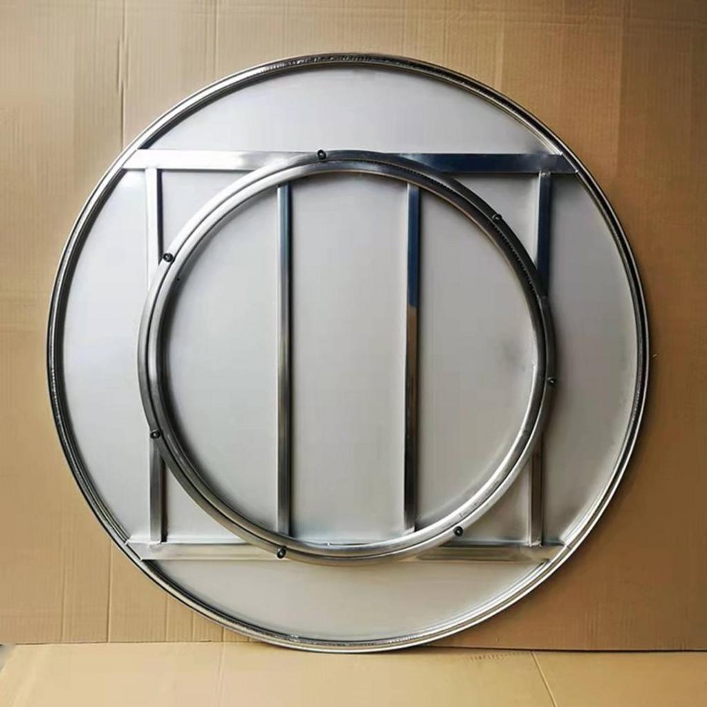 Mô hình 3D của một hệ thống mặt bàn inox được thiết kế riêng cho một dự án bếp.